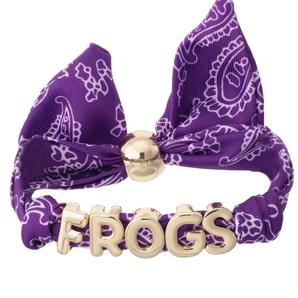 TCU Horned Frogs Bandana Slider Bracelet